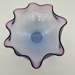 Signed Gonzalez Blown Glass Vase