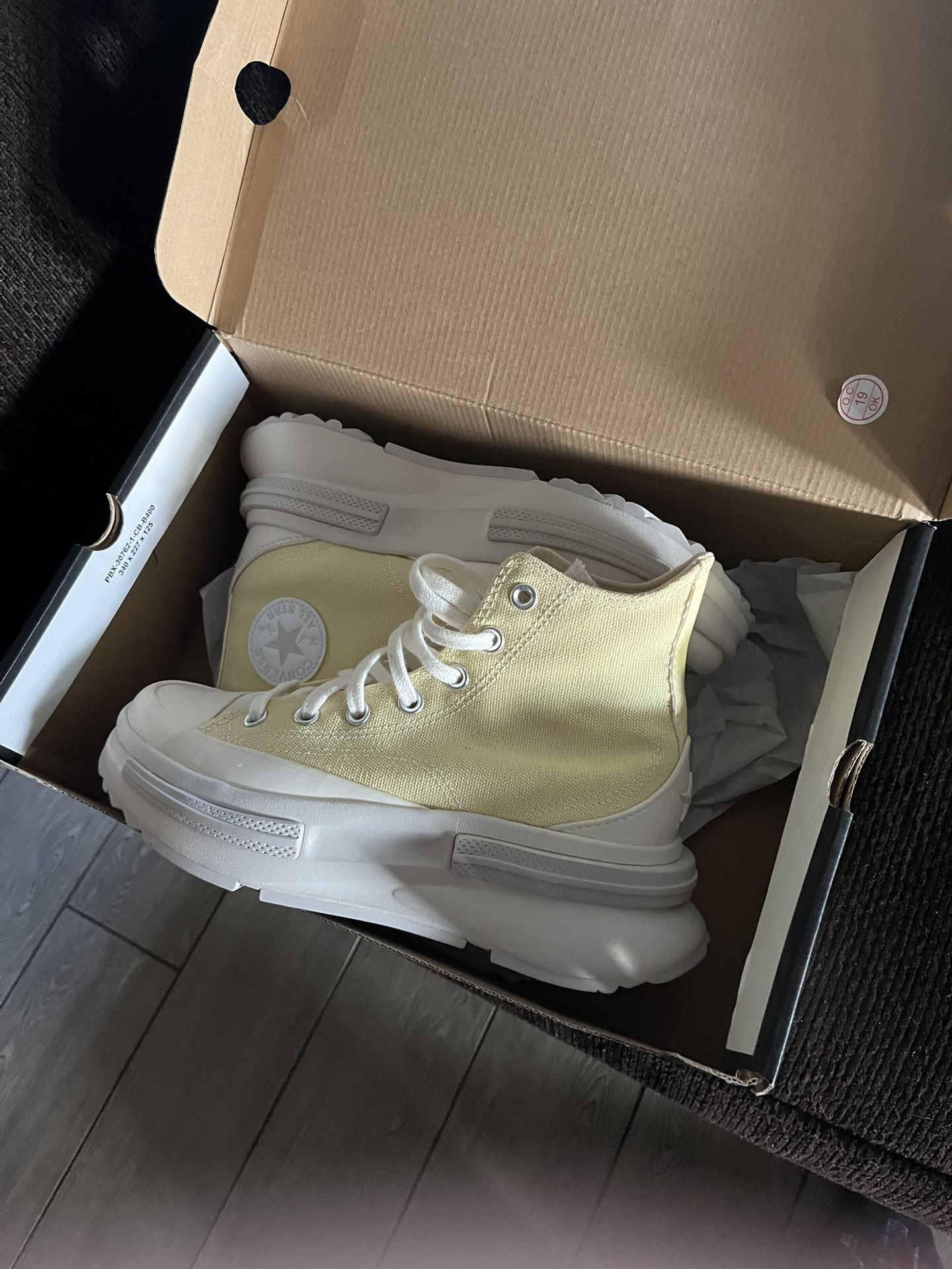 Yellow High Platform Converse