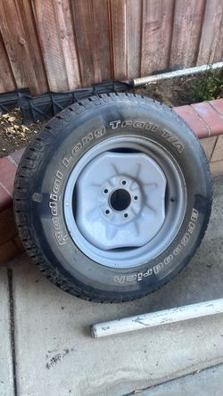 BFGoodrich Radial Long Trail T/A Tire on Steel Rim