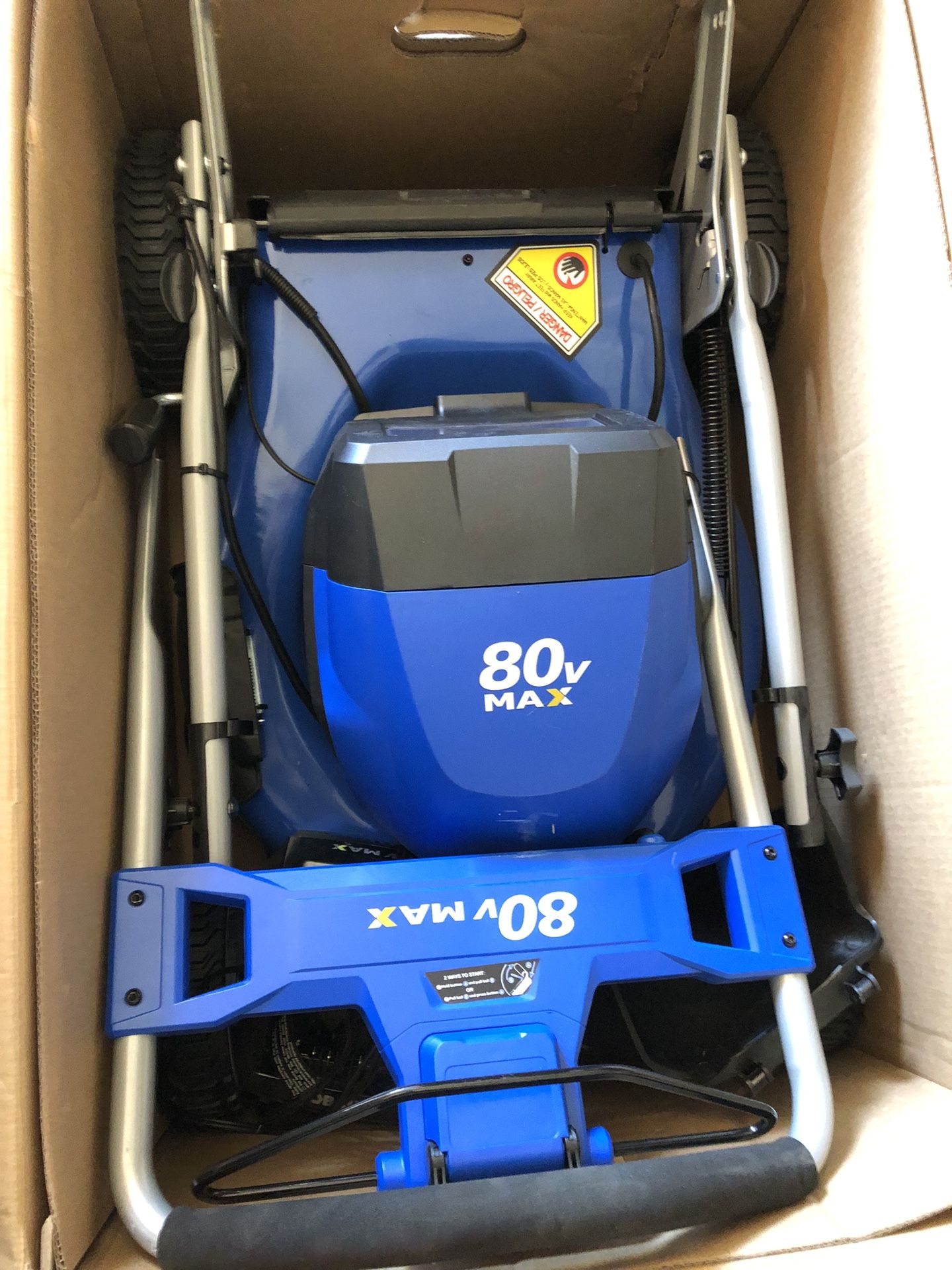 729$ New In Box KOBALT 80 Volt Lawn Mower Self Propelled