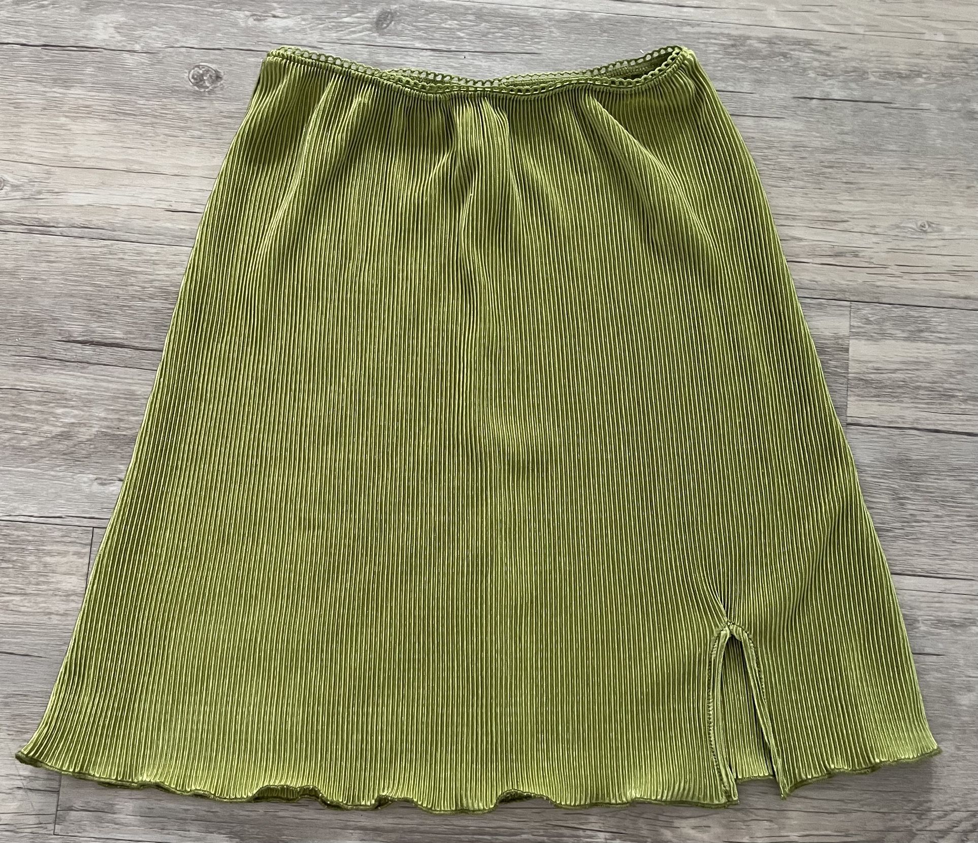Green Mini Skirt
