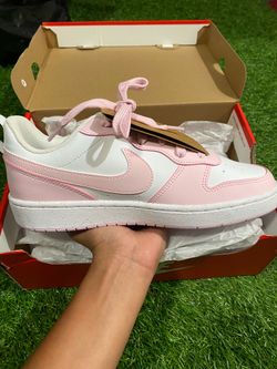 Pink Nike shoes