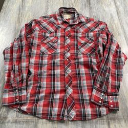 Wrangler Pearl Snap Mens Shirt