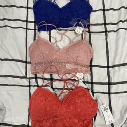 gilly hicks - 3 new bralettes