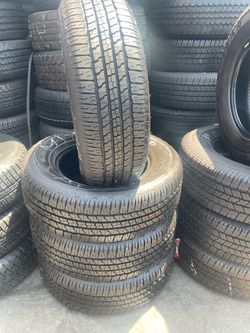Set of four used Goodyear 275/65R18 $300