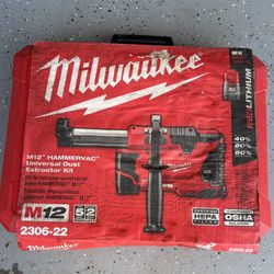 New Milwaukee M12 Hammer vac