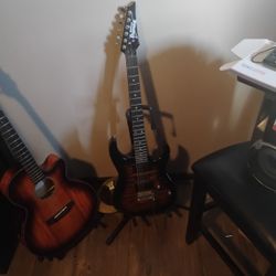 Ibanez And Marshall Combo