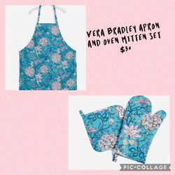 NWT: Vera Bradley Apron Set 
