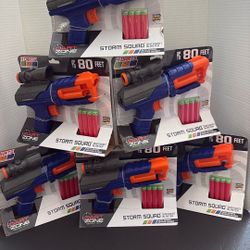 Lot Of 6 Dart Zone Covert Ops - Storm Squad  Quick shot Blaster New