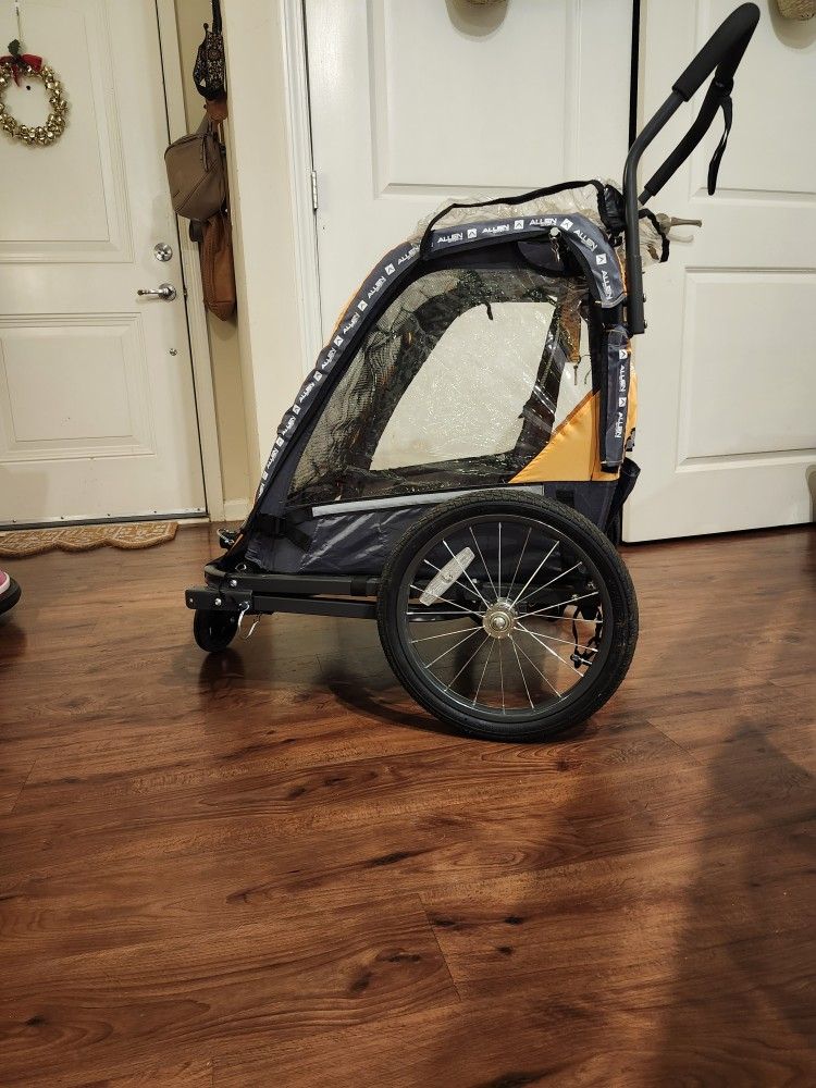 Allen Stroller Amd Pull Behind Bike Trailer