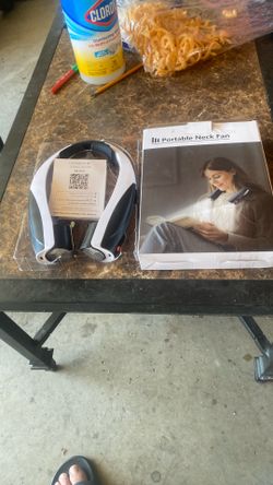 Portable Neck Fan With Light