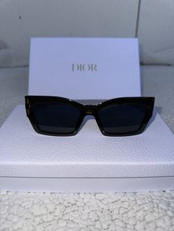 Dior Cat Style Dior2 Rectangular-Frame Sunglasses