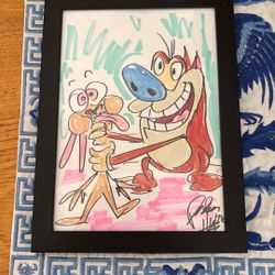 2026 REN  Artist Sketch From Ren And Stimpy 