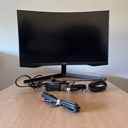 Samsung 27" Odyssey G55C QHD 165Hz 1ms(MPRT) Curved Gaming Monitor