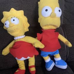 Lisa And Bart Simpson  