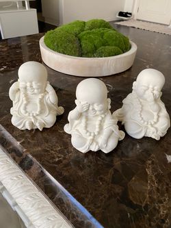 Set of 3 baby Buddhas