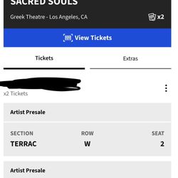 Thee Sacred Souls Tickets