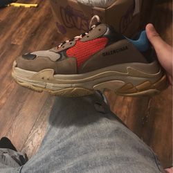 Used Triple S Red And Blue Authenticated Balenciagas Give Me Ur Best Offer