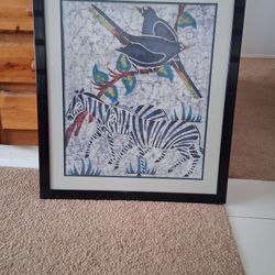 Batik Art Framed