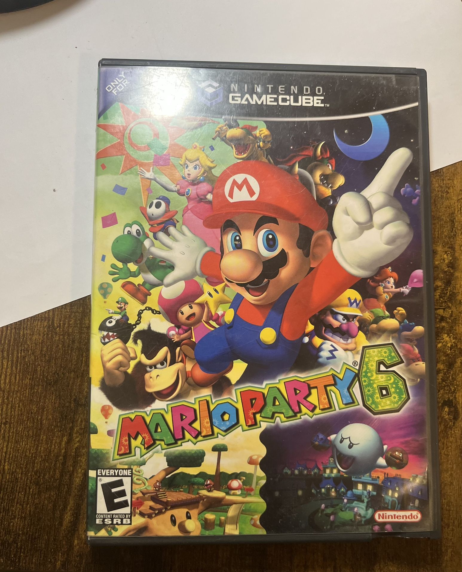 Mario Party 6 Gamecube Videogame CIB w/ All Inserts And Manual Tested To Work 