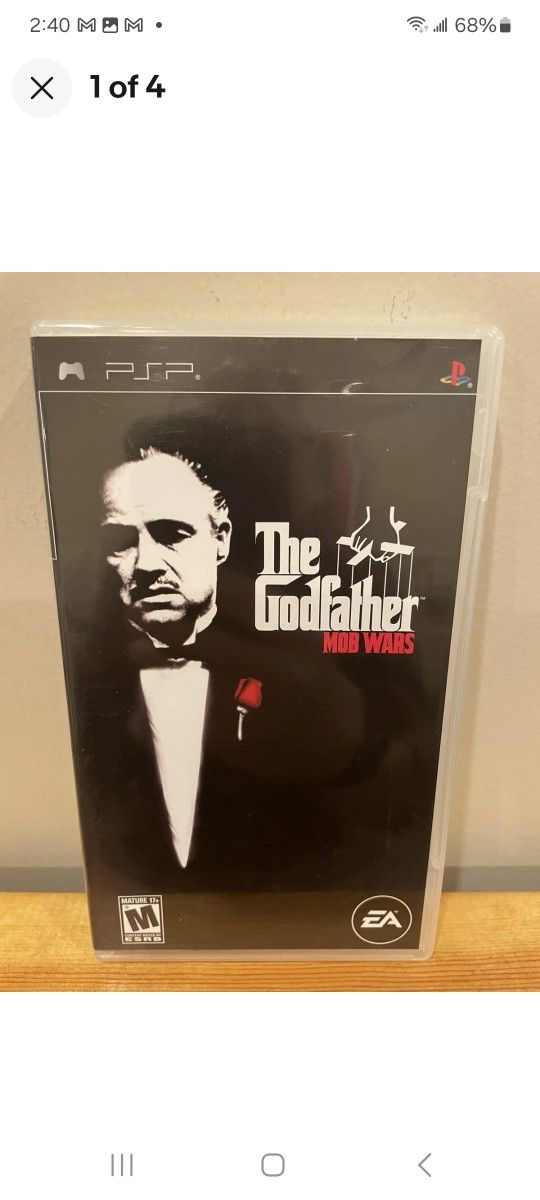 Godfather: Mob Wars (Sony PSP, 2006) Disk And Box Only Tested