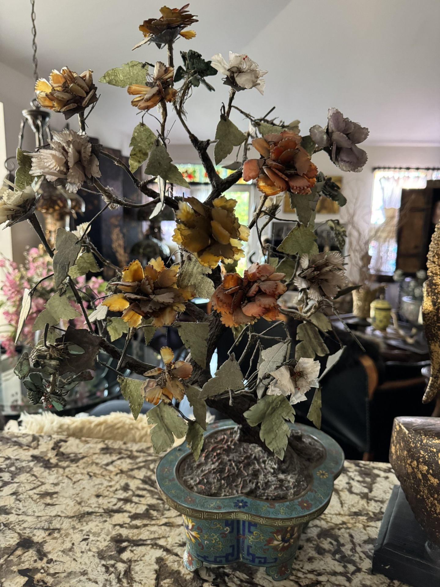 Vintage Beautiful Oriental Jade Tree