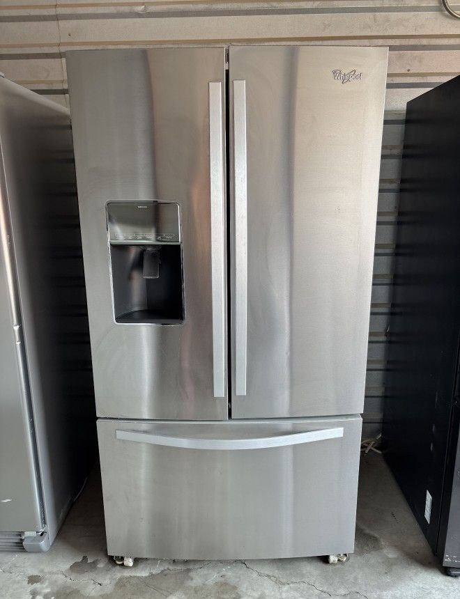 Whirlpool Stainless Steel Refrigerator And Freezer