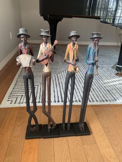 Home Decor / Statutes Of Musicians - Set Of 4