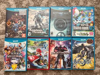 Nintendo wii u games 20 each wiiu