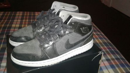 2014 OG Air Jordan 1 Mid Nouveau Anthracite