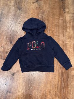 Ralph Lauren navy blue hoodie Size 4 years