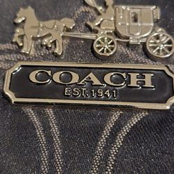 Coach Mia C Signature Black Bag 
