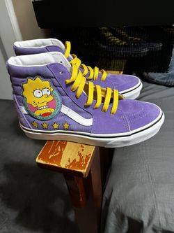 Vans Sk8 Hi The Simpson Lisa Size 6.5