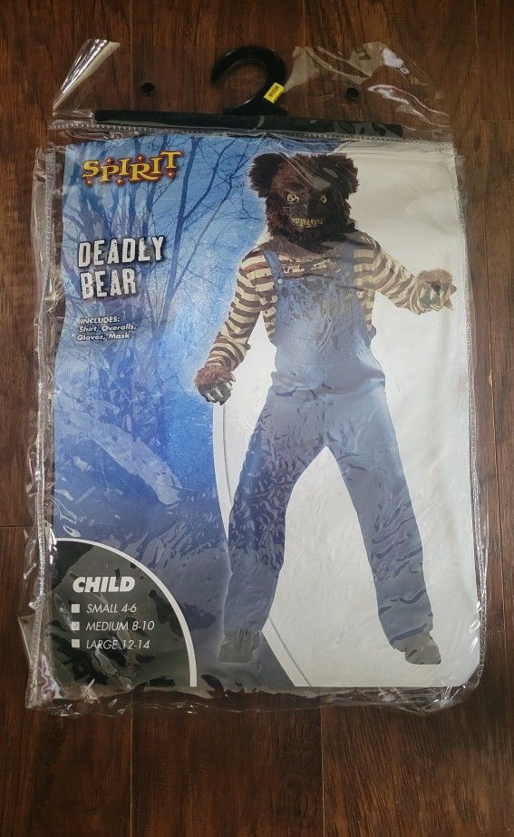 Spirit Halloween Deadly Bear Kids Costume