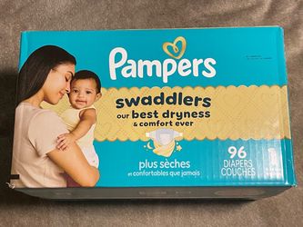 Pampers Swaddlers Size 1 Diapers 96 Count
