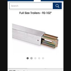 Aluminum E-Track Beam Load Bar for Full Size Trailers - 92-102"