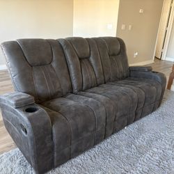 Gray Couch Sectional