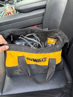 Used dewalt drill, charger, and battery