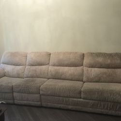 Sectional Couch w/ Queen Pull Out Bed