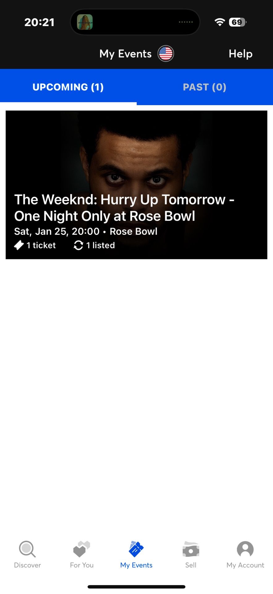 The weeknd rose bowl ticket