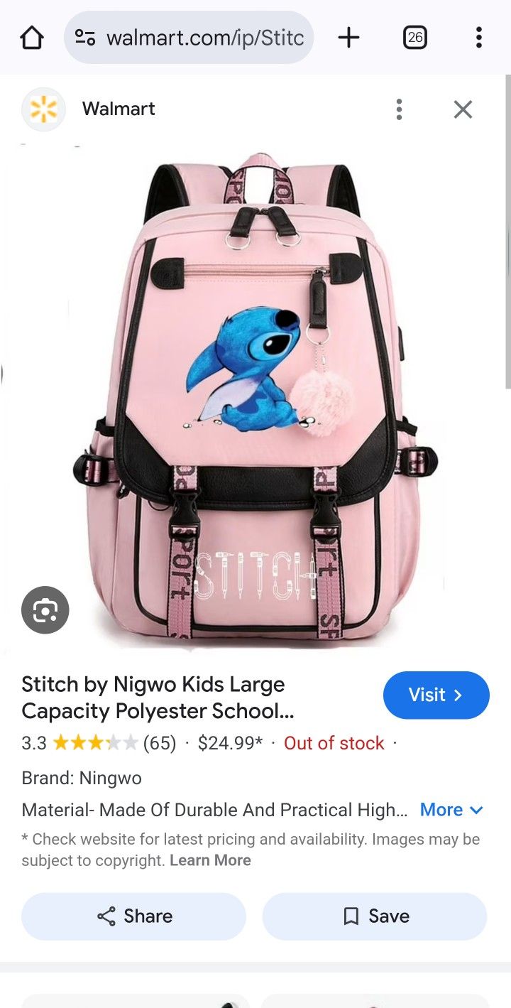 Stitch Backpack