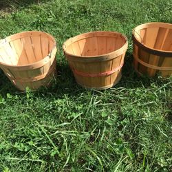 Three Fruit Bushel Baskets