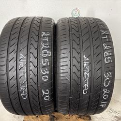 2 Tires 285 30 20 Lexani Lx Twenty High Tread