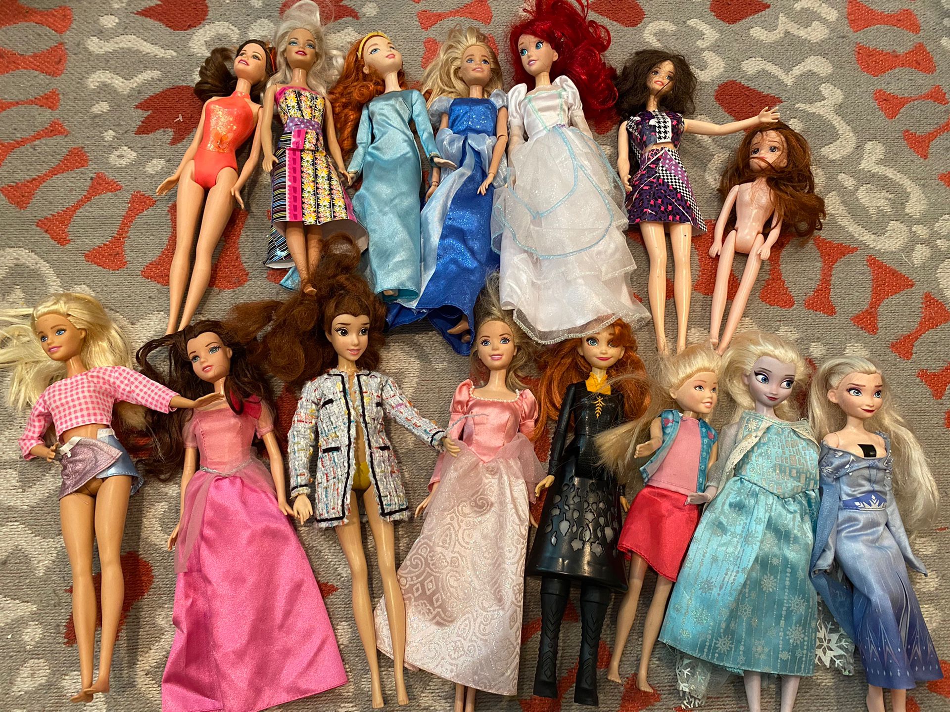 Mattel Barbies Lot