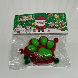 Jelly squishy toy Christmas theme Paw