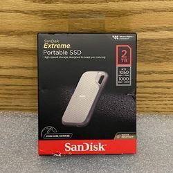 SanDisk Portable Extreme Portable SSD 2TB USB-C SSD SDSSDE51