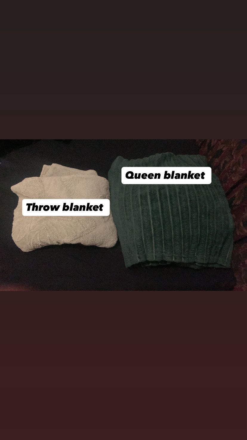 2 Blankets For $15