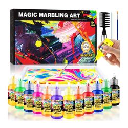 Brand New Water Marbling Paint Kit, Arts and Crafts for Kids