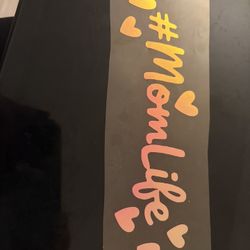 #momlife Decal For Car 