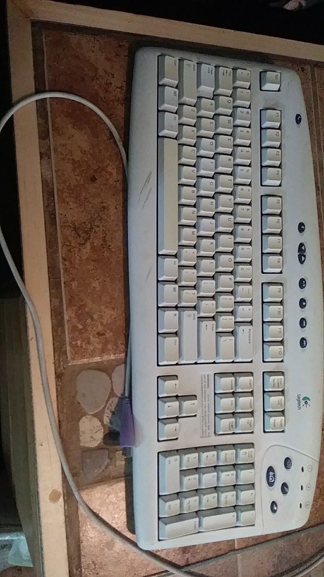 Logitech Corded Internet Keyboard